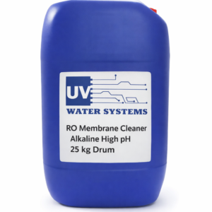 RO Membrane Cleaner Alkaline High pH 25 kg Drum – UV Water Systems Oman