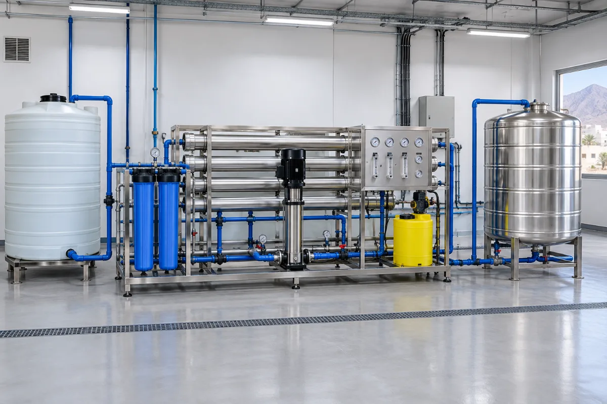 commercial RO system sizing in Oman