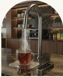 The Q boiling water tap for an office kitchen in Oman