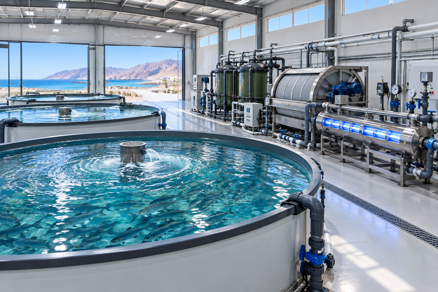 Aquaculture Water Filtration in Oman: 7 Essential Stages for Healthy Fish Farms