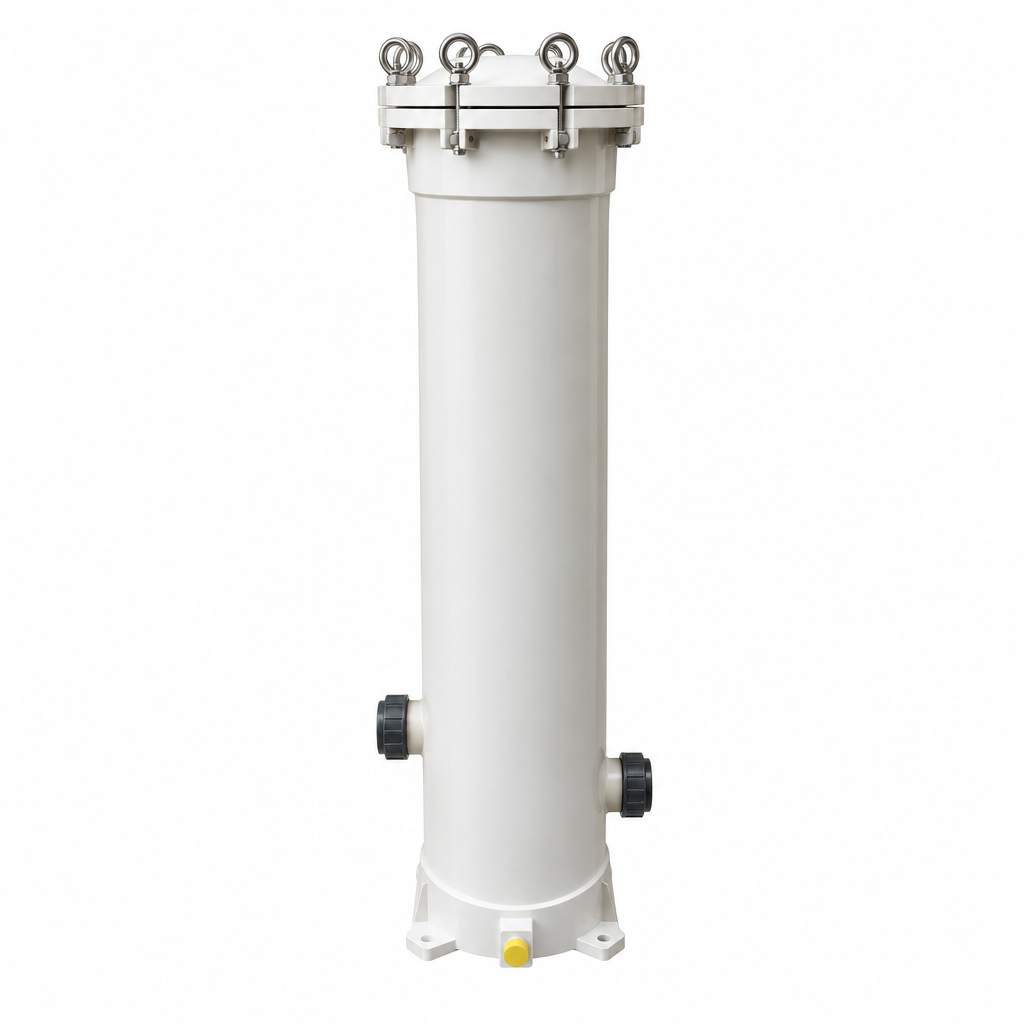 JM FRP cartridge filter housing for industrial water treatment in Oman